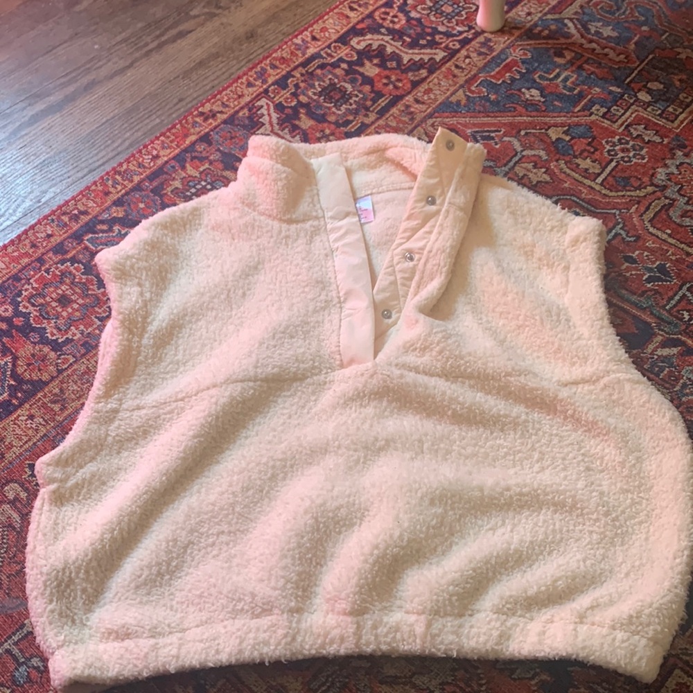 Warm cream vest